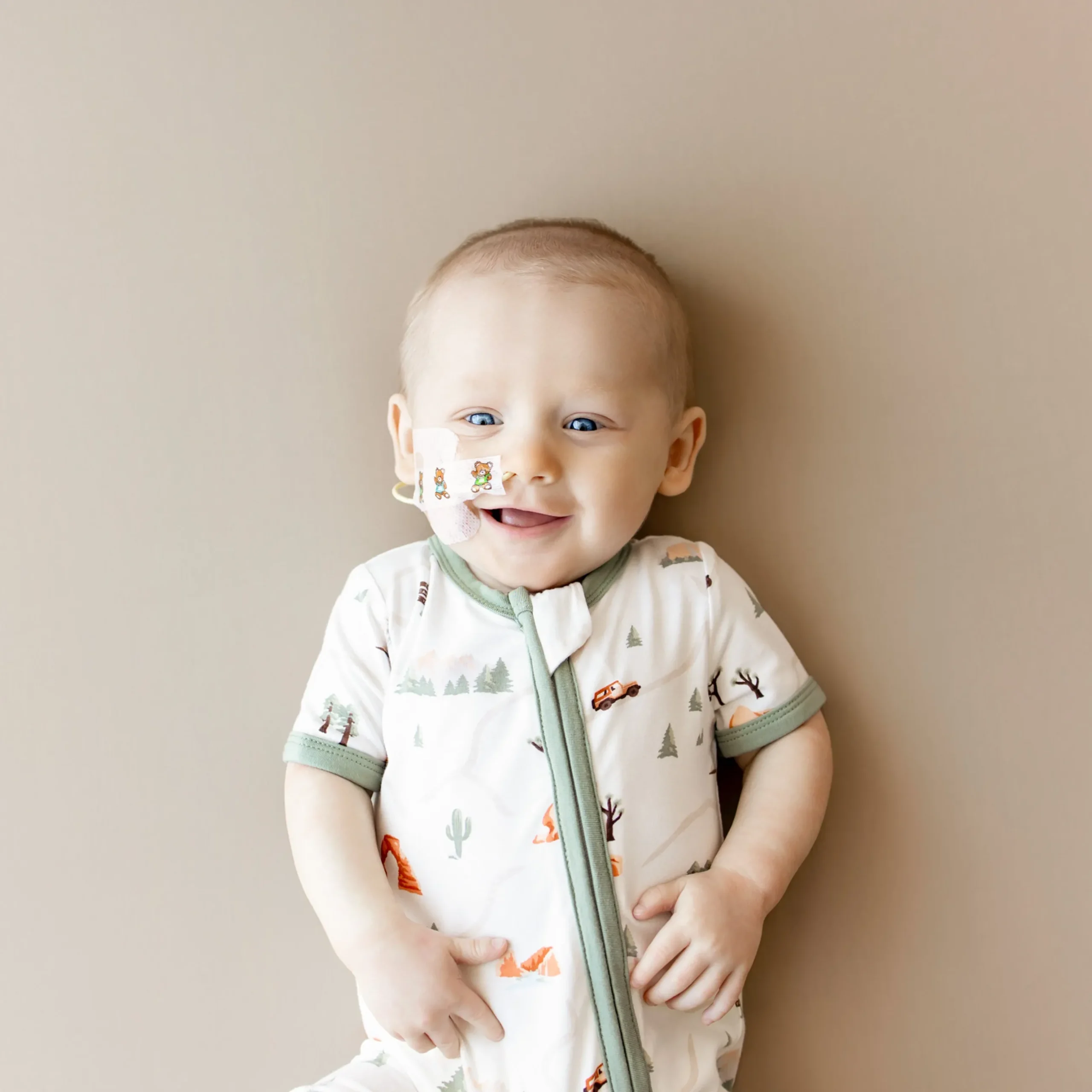 Best Kyte Baby Zippered Shortall Romper in Road Trip