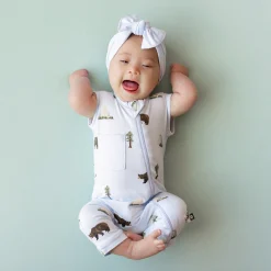 Best Kyte Baby Zippered Sleeveless Romper in Yosemite