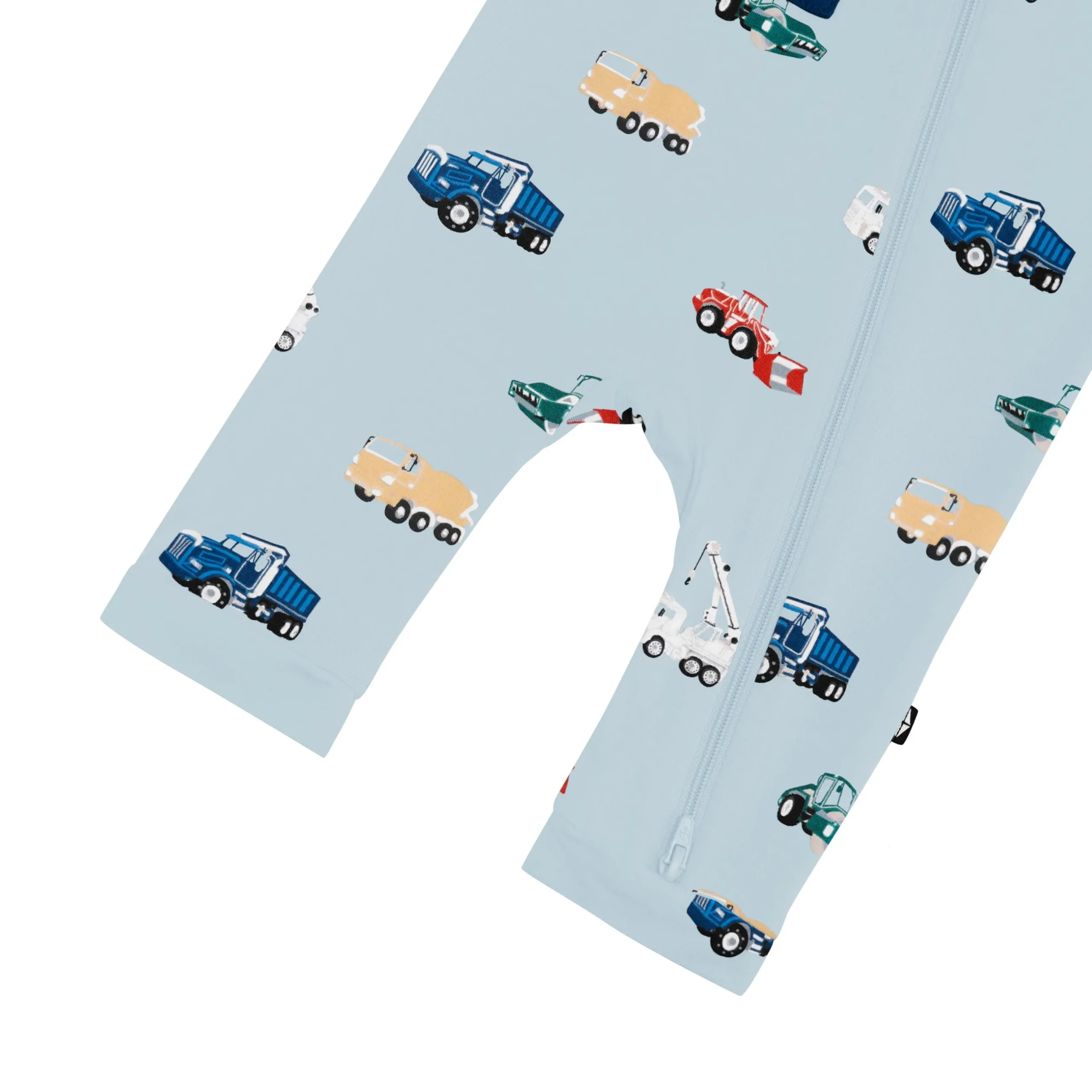 Outlet Kyte Baby Zippered Sleeveless Romper in Construction