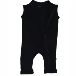 Clearance Kyte Baby Zippered Sleeveless Romper in Midnight