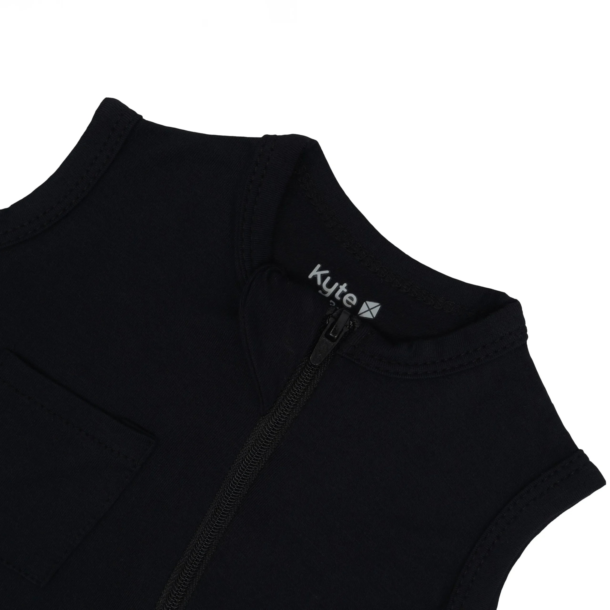 Clearance Kyte Baby Zippered Sleeveless Romper in Midnight