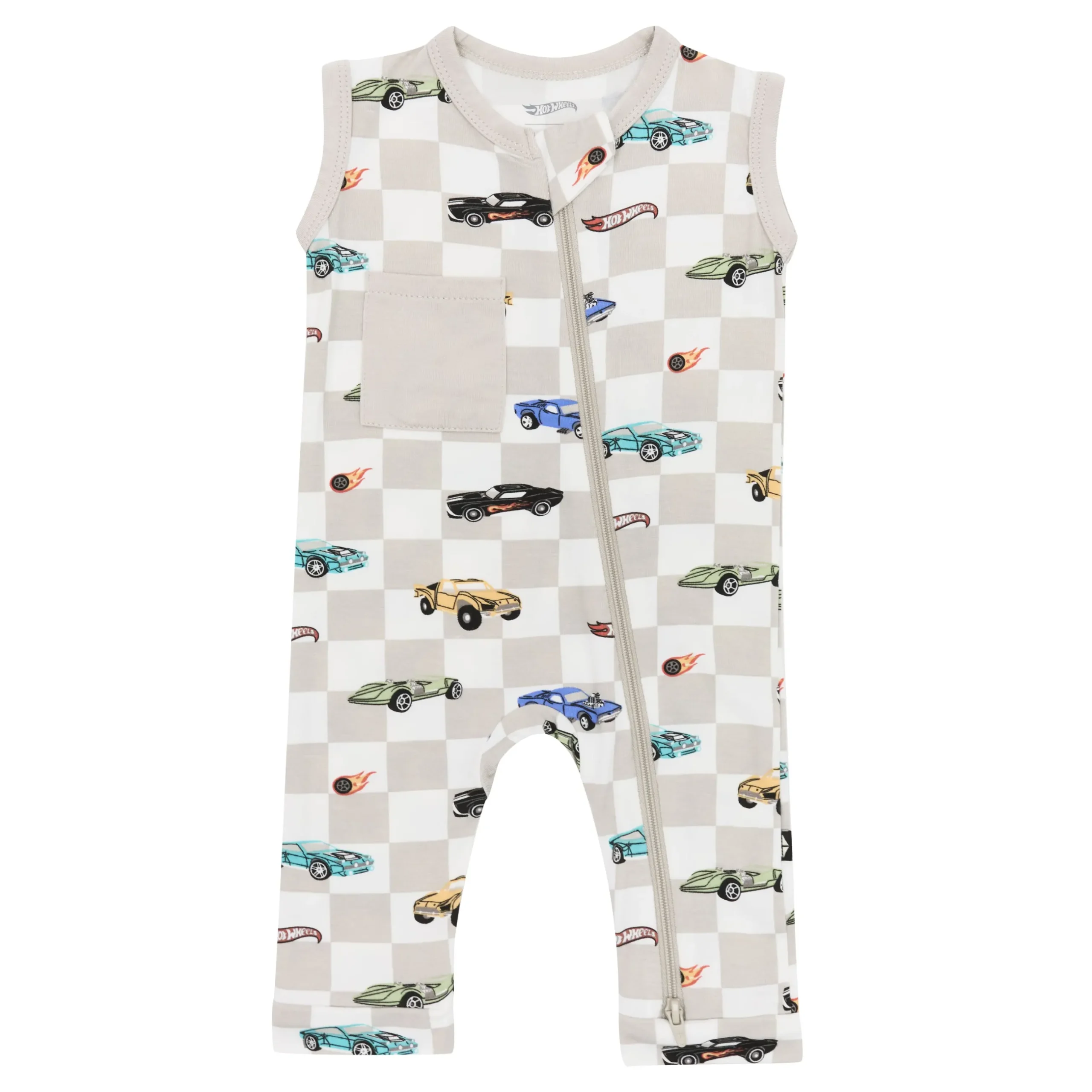 Online Kyte Baby Zippered Sleeveless Romper in Fast and Fierce