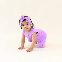 Outlet Kyte Baby Zippered Sleeveless Romper in Poi